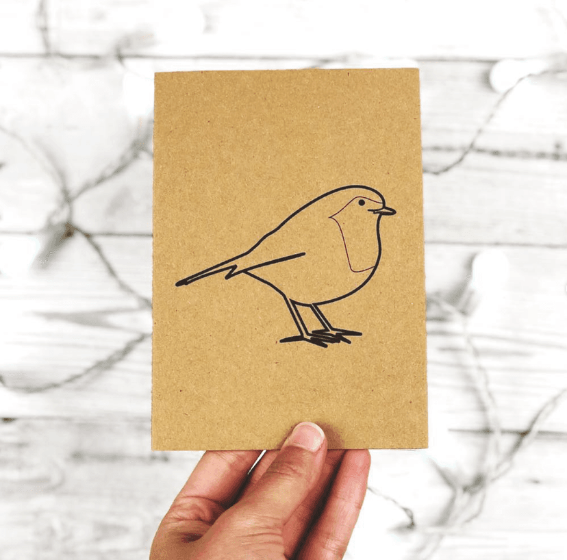 Robin greeting card