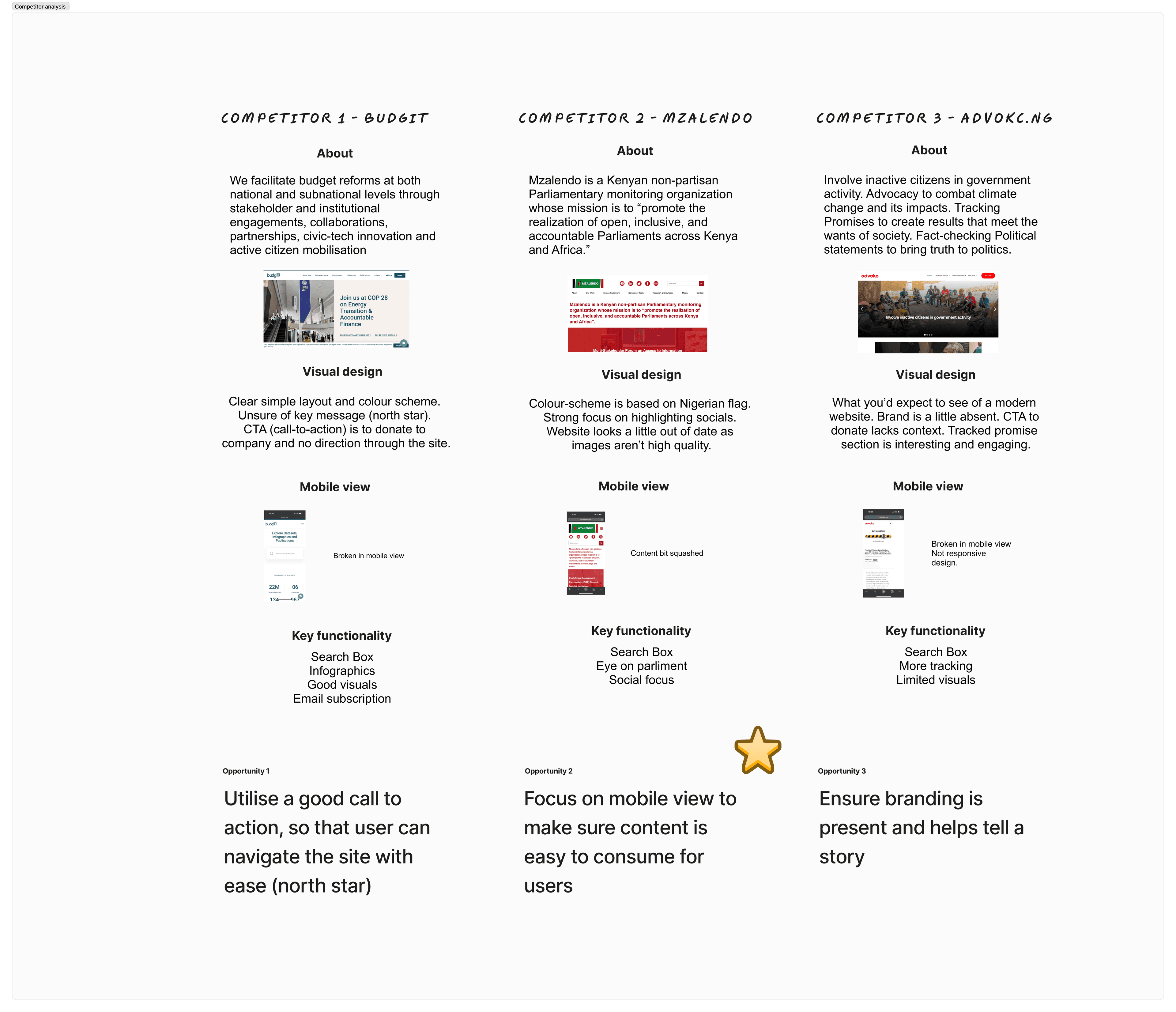 Competitor analysis for Umuntu business